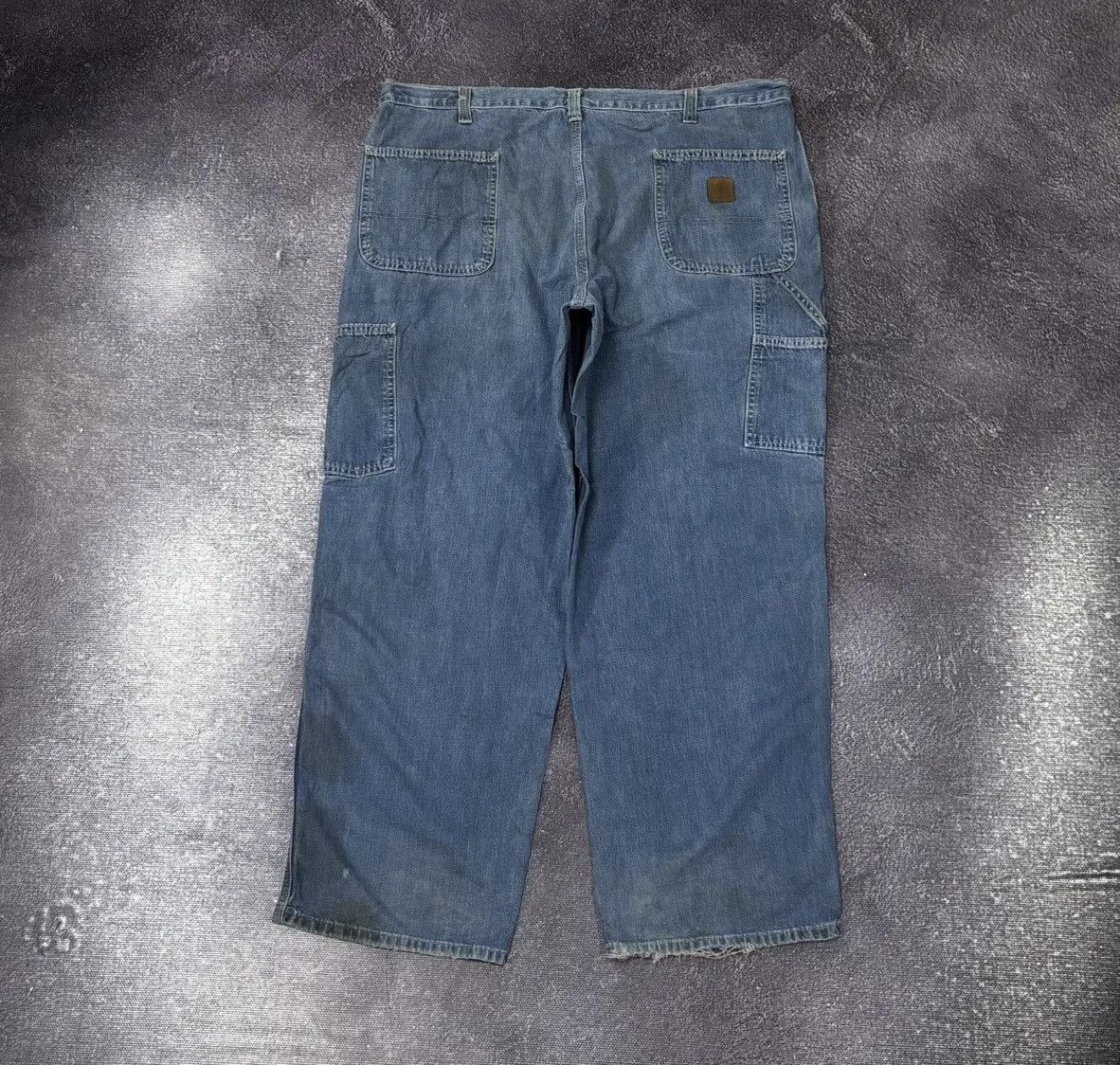 Carhartt × Vintage Vintage Carhartt Denim Dungaree Fit Blue Hype Baggy Jeans Size US 40 / EU 56 - 1 Thumbnail