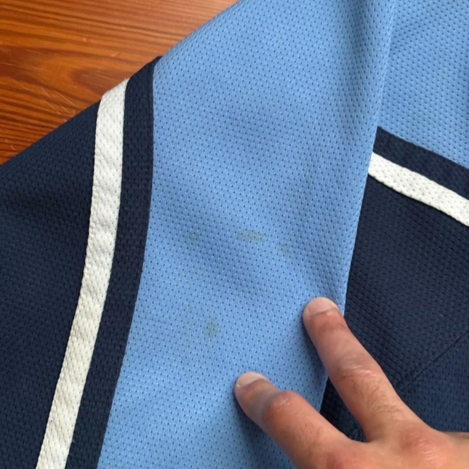 Nike × Vintage Vintage Nike UNC University Of North Carolina Hockey Jersey Size US XXL / EU 58 / 5 - 7 Thumbnail