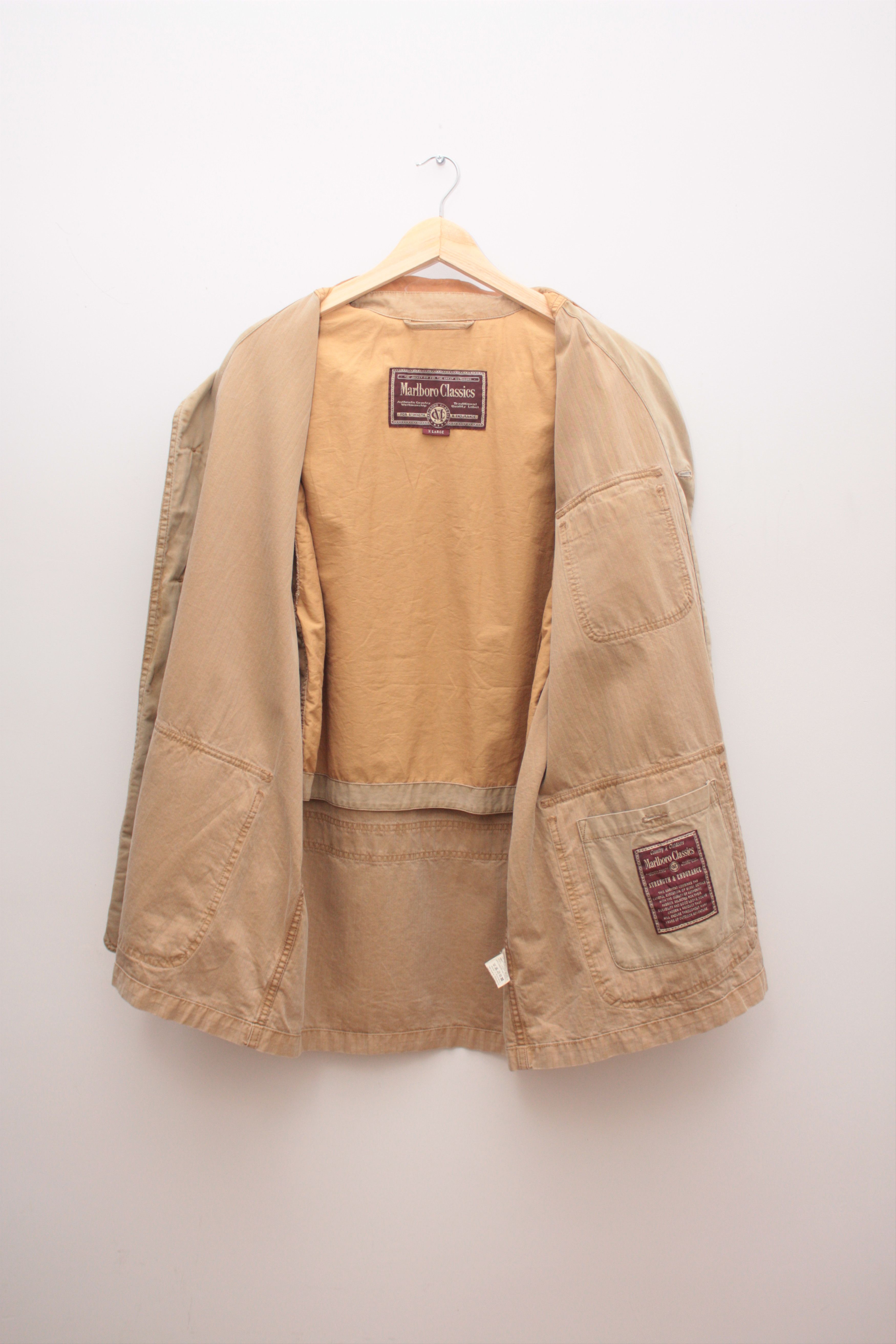 Marlboro Classics Marlboro Classics Beige 3 Pocket Blazer Jacket XL Men's Size US XL / EU 56 / 4 - 4 Thumbnail