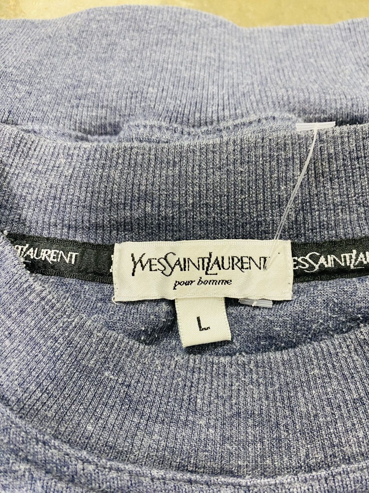 Yves Saint Laurent Vintage Yves Saint Lauren Pour Homme Sweatshirt Size US L / EU 52-54 / 3 - 8 Thumbnail