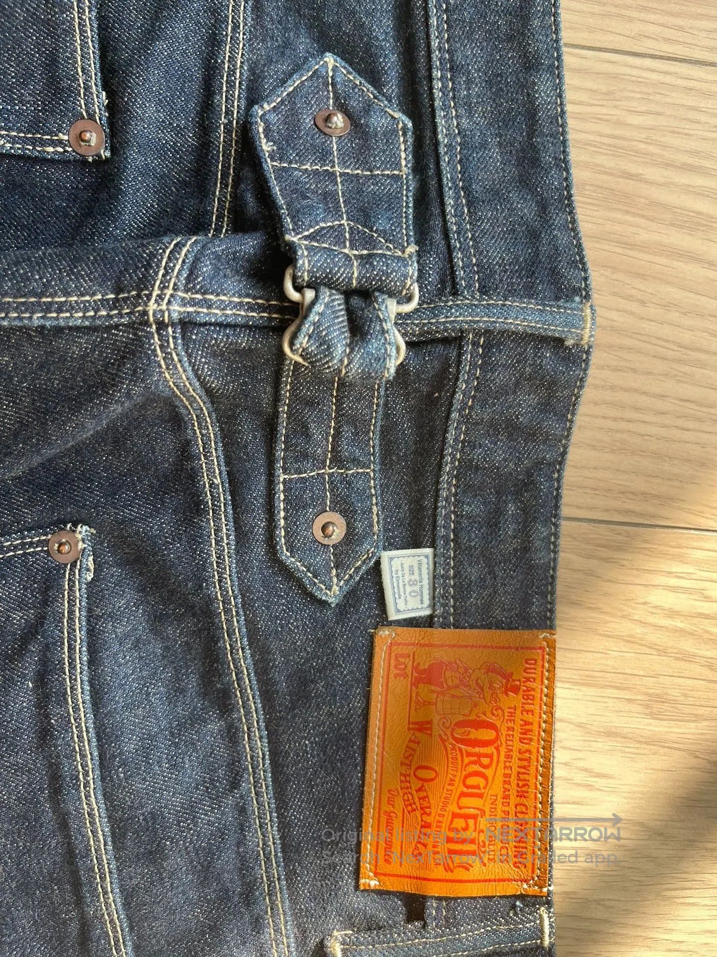 Orgueil Orgueil 1001 Raw Denim Jeans. Size US 30 / EU 46 - 3 Thumbnail