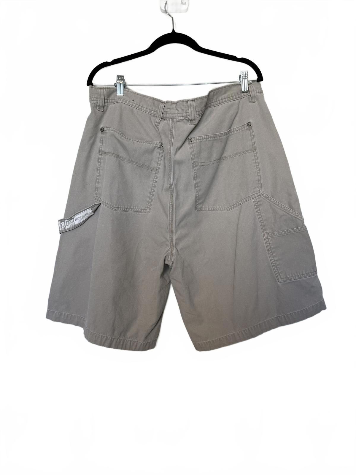 B.U.M Equipment Vintage B.U.M. Equipment Men's Cargo Shorts - Khaki Tan Size US 38 / EU 54 - 3 Thumbnail