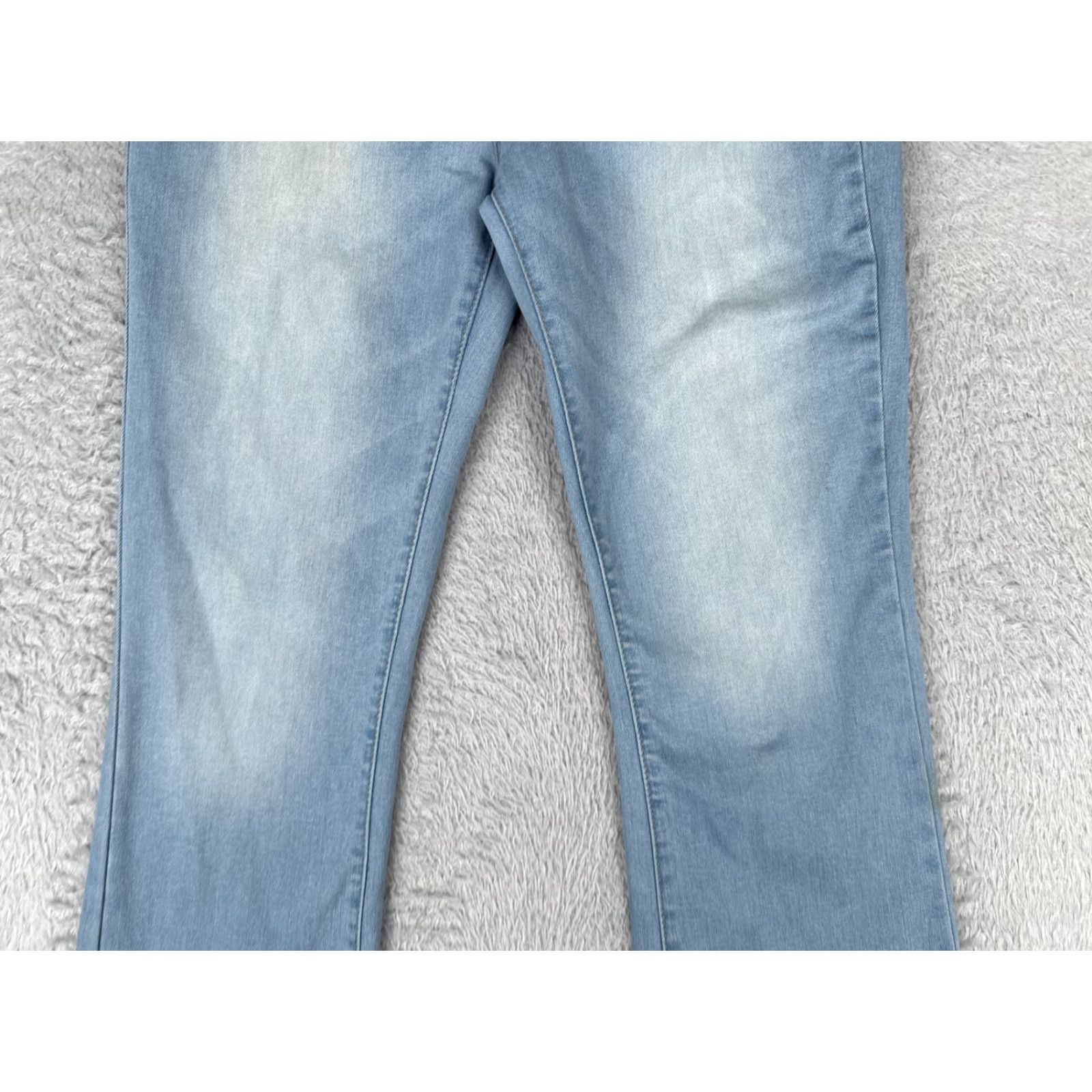 Wax Jean Flare Jeans Juniors 13 Light Blue Sustainable Stretch Denim Pants Women