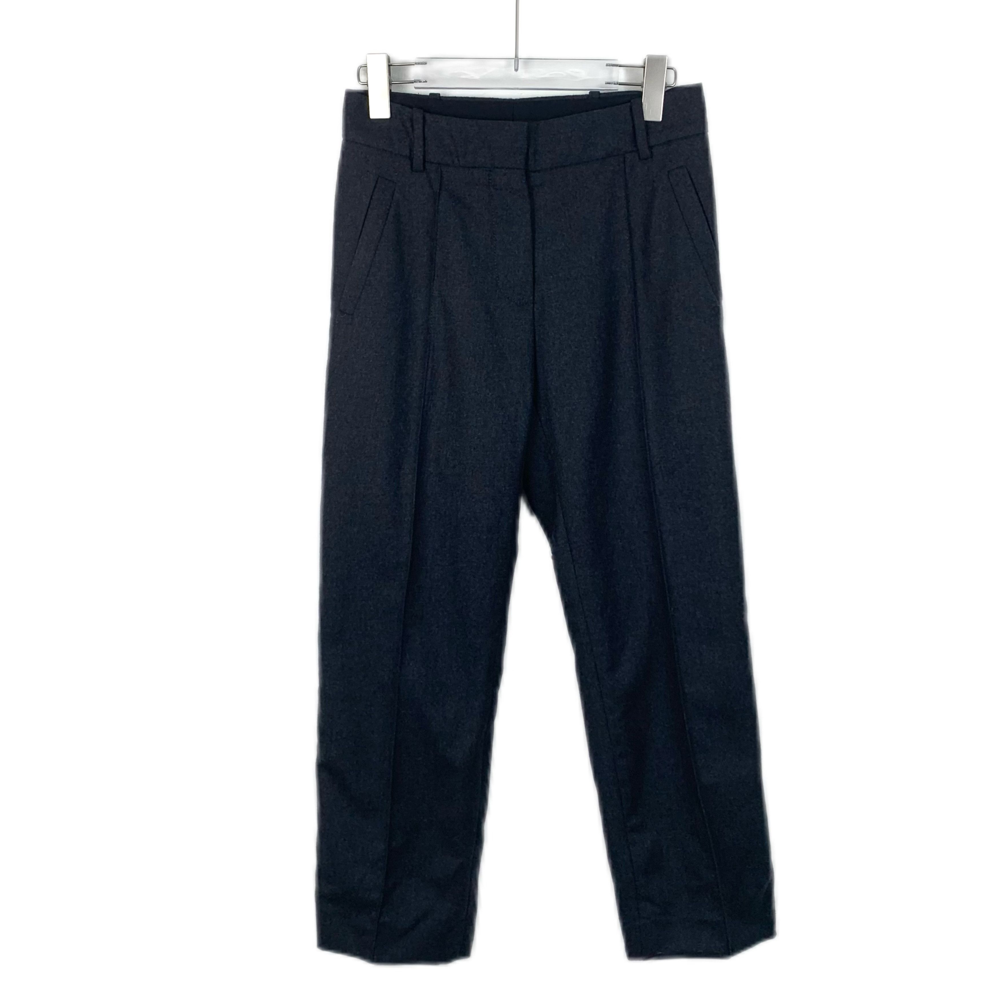 Louis Vuitton Louis Vuitton Black-Grey Wool Trousers (Size XXS) Size 34" / US 12 / IT 48 - 1 Thumbnail