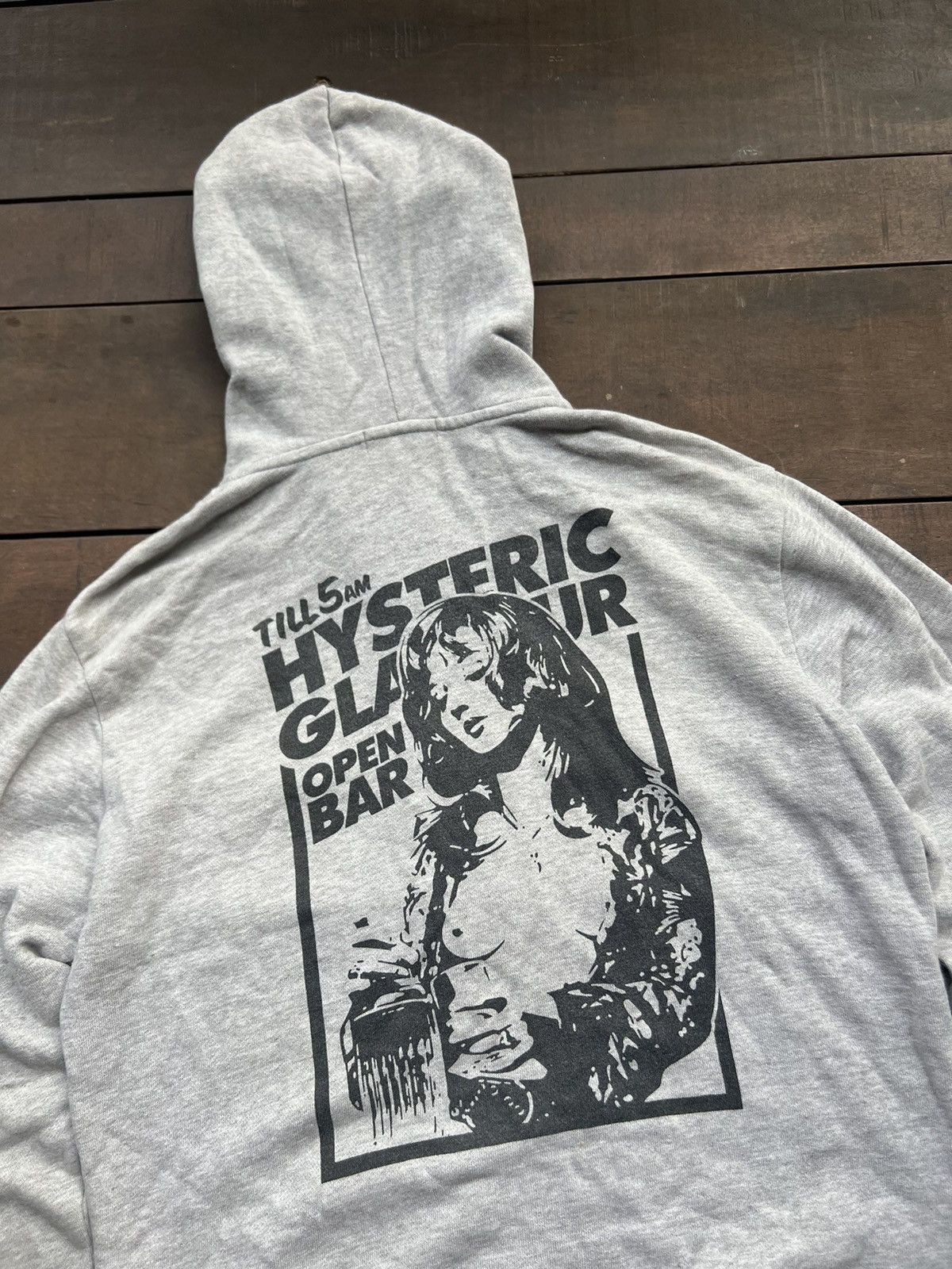 Hysteric Glamour HYSTERIC GLAMOUR OPEN BAR TIL 5 AM NAKED GIRL ZIP HOODIE Size US M / EU 48-50 / 2 - 3 Thumbnail