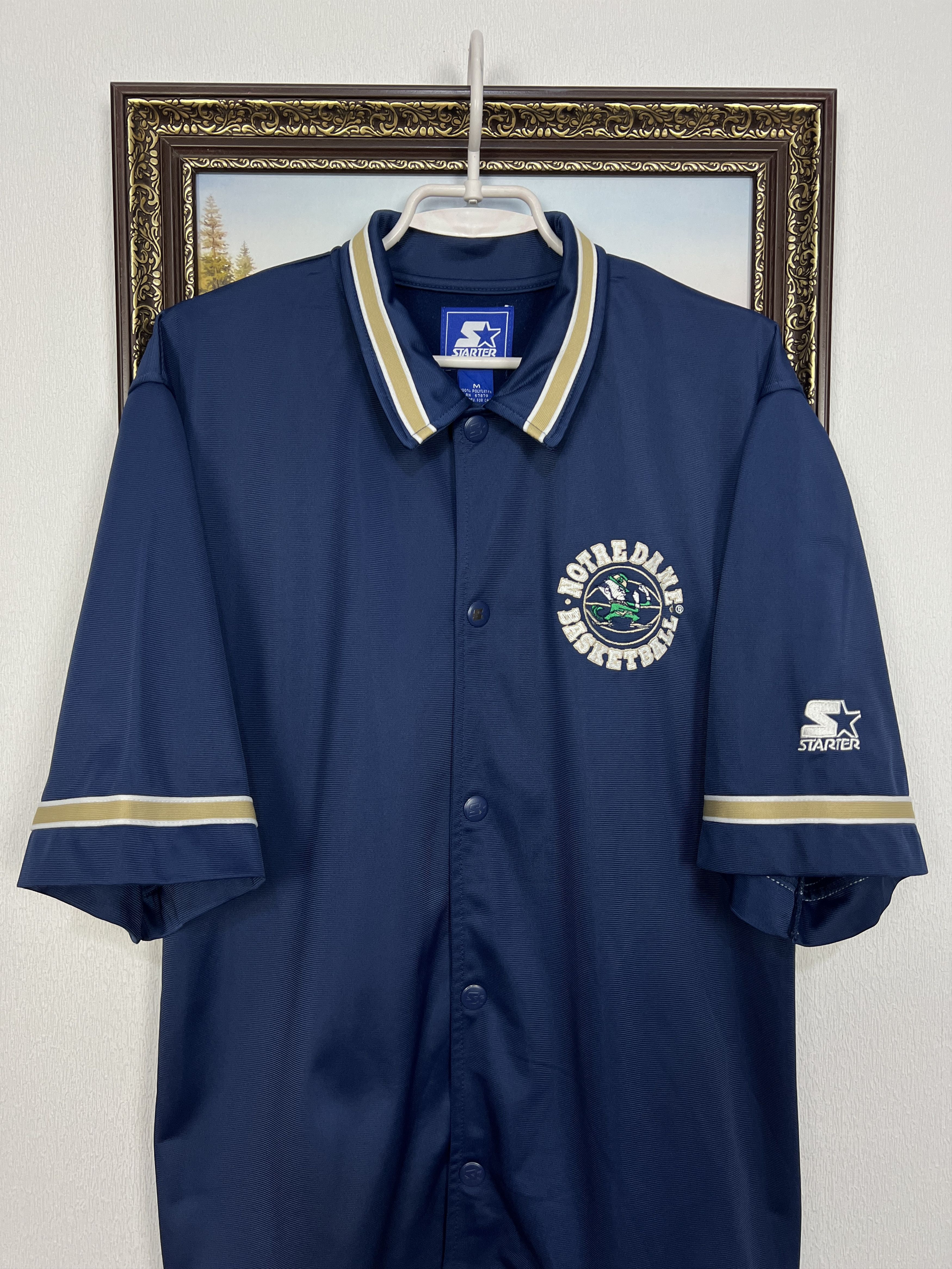 Starter Vintage 90's Notre Dame Fighting Irish Baseball Jersey Shirt Size US M / EU 48-50 / 2 - 4 Thumbnail