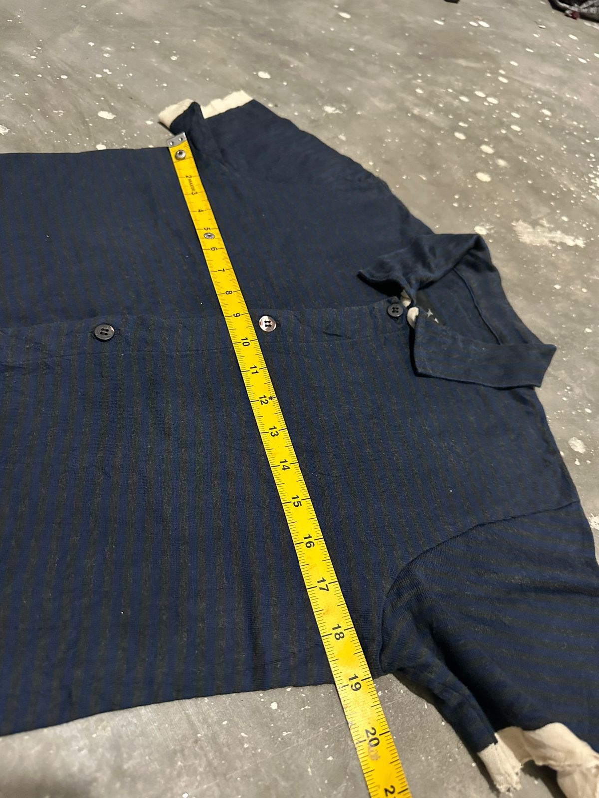 Yohji Yamamoto 🔥Ys Yohji Yamamoto Asymmetric Cotton Shirt distressed Hem Size US S / EU 44-46 / 1 - 7 Thumbnail