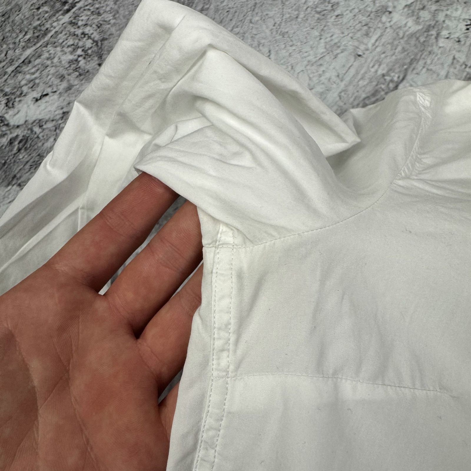 Acne Studios Acne Sloan Womens White Cotton Button-Up Shirt 36 Size XS / US 0-2 / IT 36-38 - 8 Thumbnail