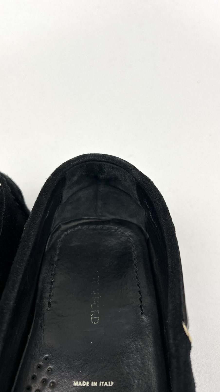 Tom Ford TOM FORD Loafers Black Suede Shoes Tassel Size US 12 / EU 45 - 16 Thumbnail