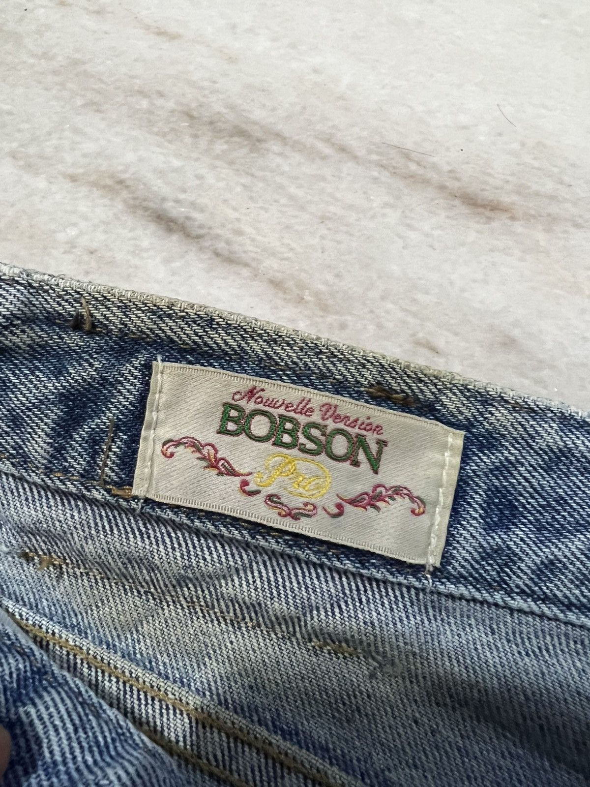 If Six Was Nine 💥90s Bobson Light Wash Distressed Jean Size US 30 / EU 46 - 13 Thumbnail