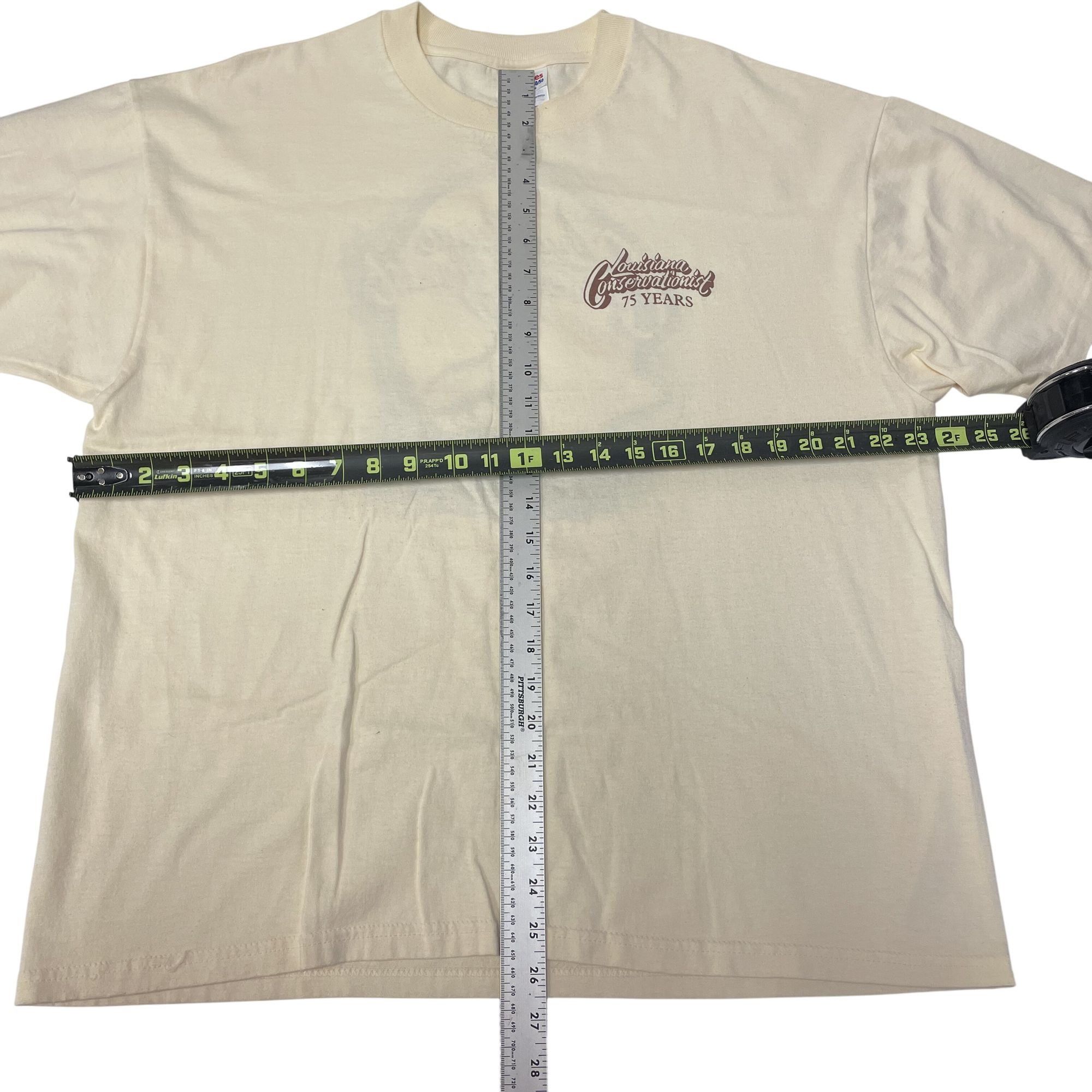 Hanes Vtg Hanes LOUISIANA CONSERVATIONIST Window To The Outdoors Size US XL / EU 56 / 4 - 10 Thumbnail
