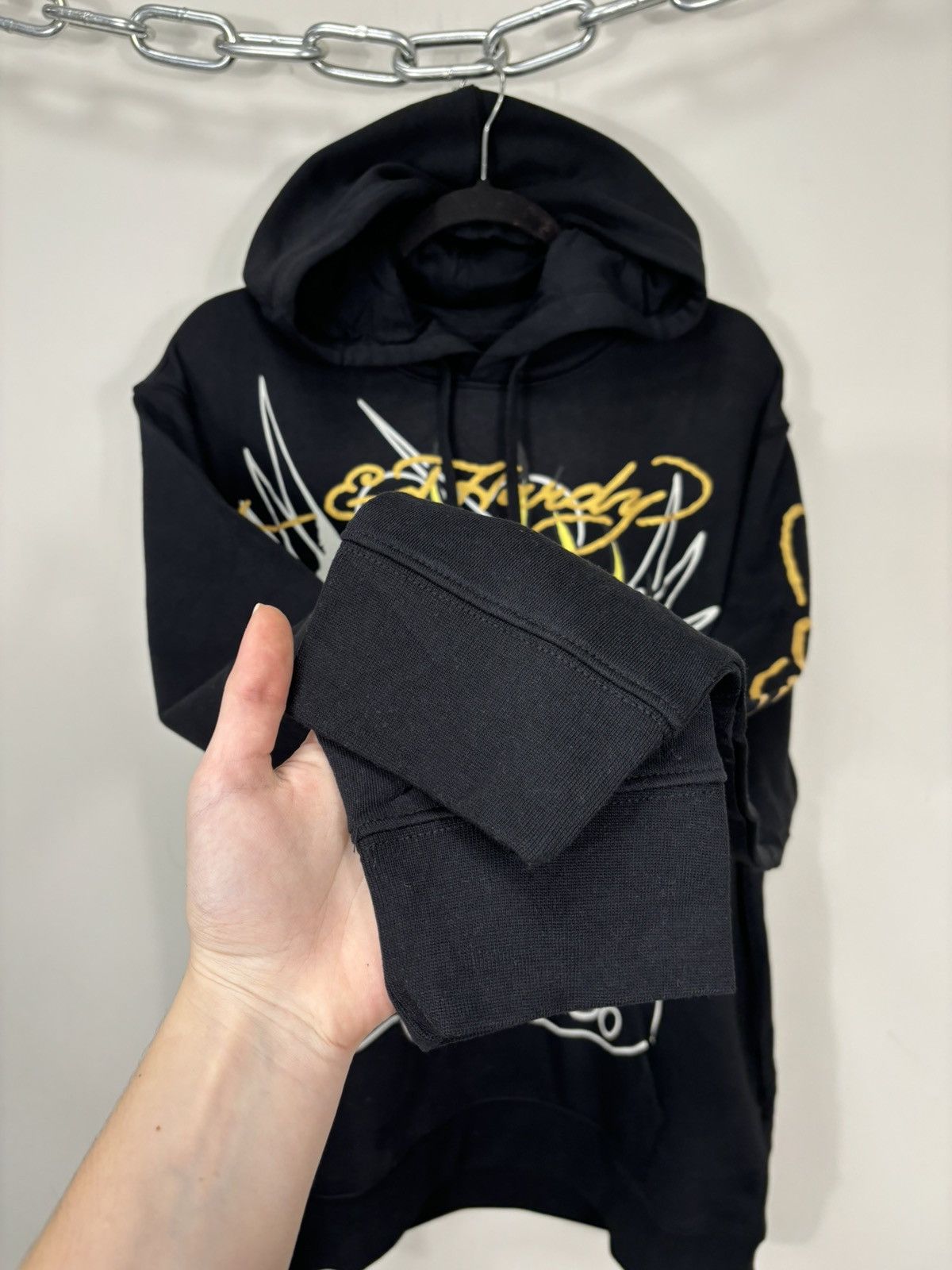 Christian Audigier Vintage Ed Hardy Y2K Skull Tattoo NEW Hype Black Hoodie Size US L / EU 52-54 / 3 - 10 Thumbnail