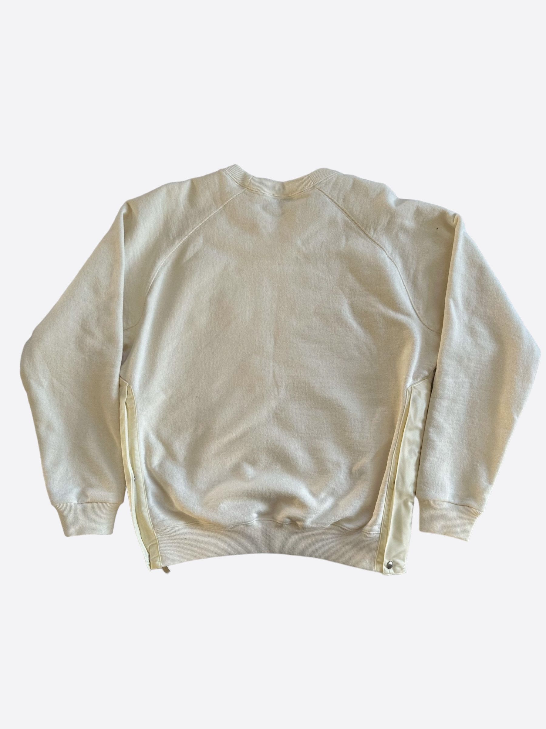 Dior × Sacai Dior Sacai White Embroidered Patch Sweater Size US L / EU 52-54 / 3 - 2 Thumbnail