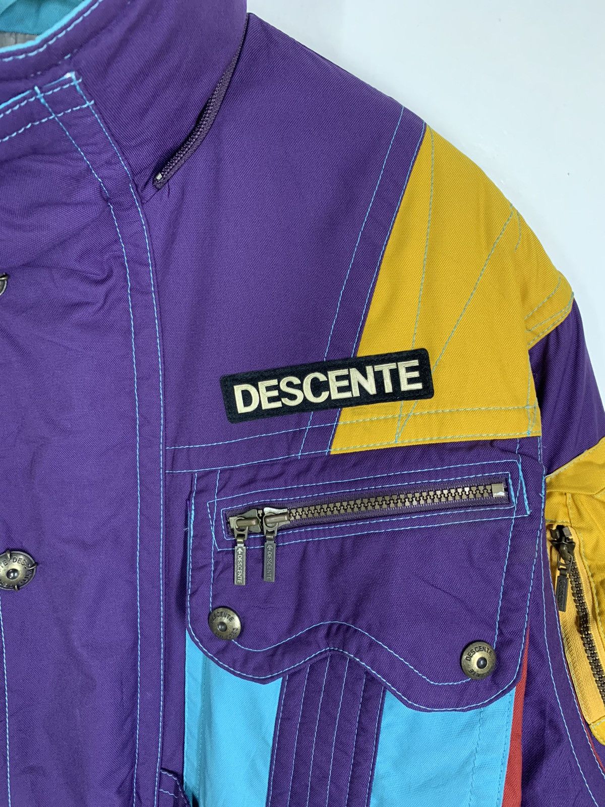 Descente × Vintage Vintage Descente Ski Jacket Size US L / EU 52-54 / 3 - 3 Thumbnail
