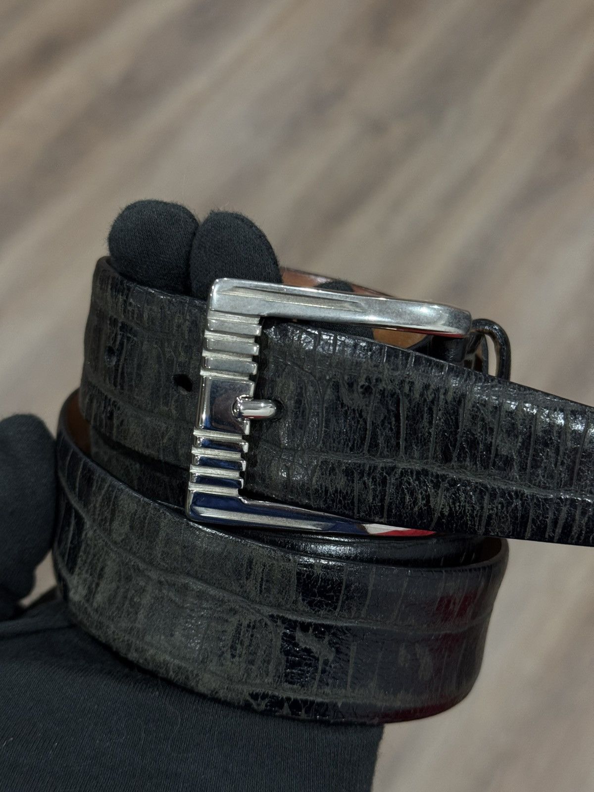 Other Paolo Da Ponte Genuine Leather Belt Size 36 - 2 Thumbnail
