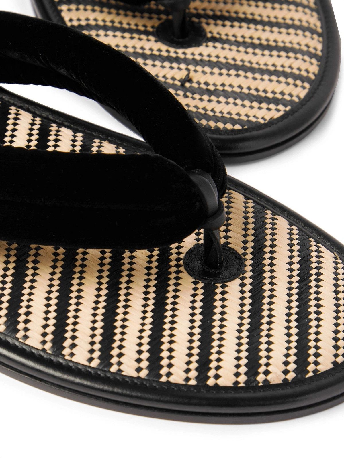 Tom Ford o1y0425 Velvet Slippers in Black Size US 8 / EU 41 - 2 Thumbnail