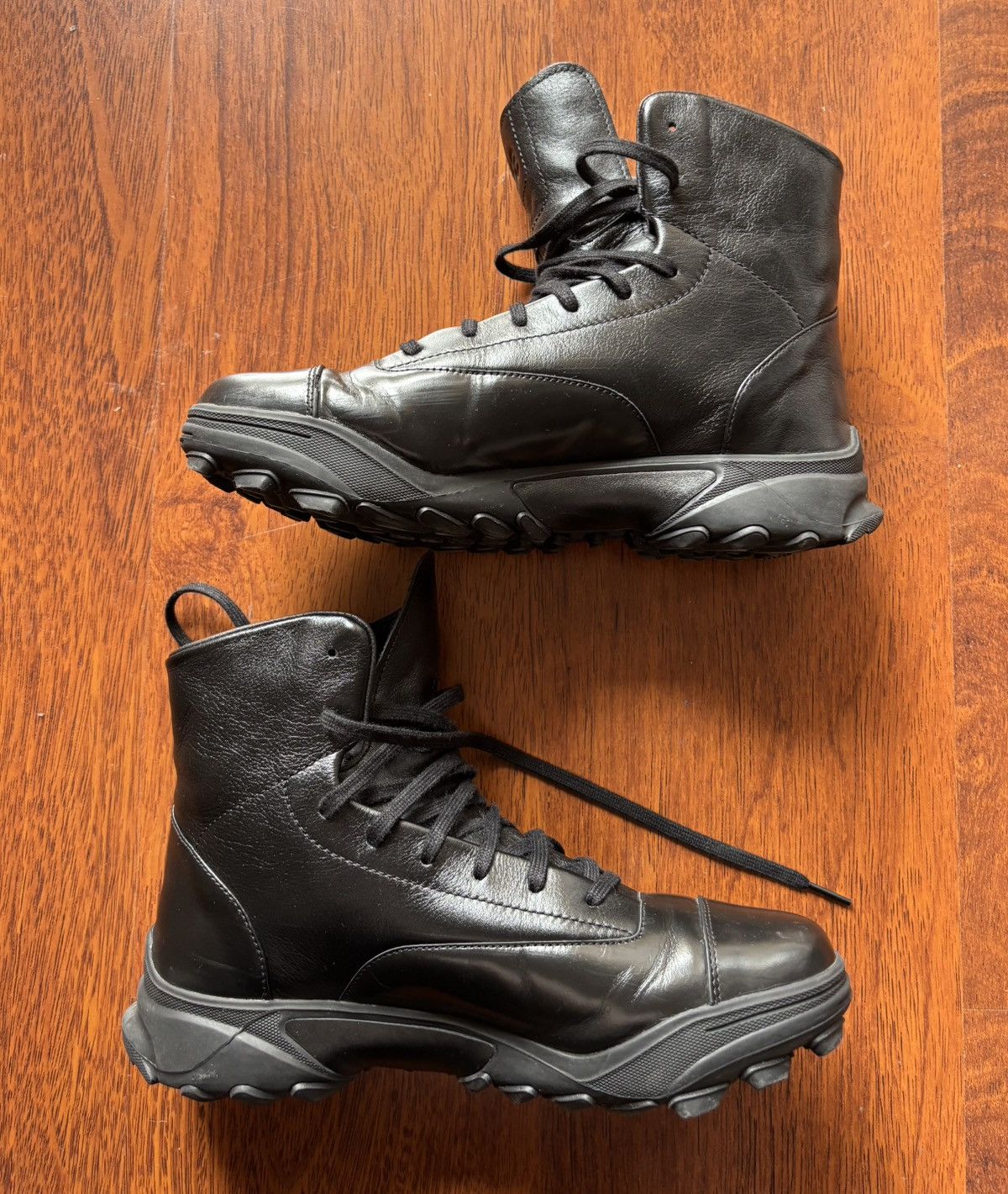 Y-3 Y-3 Yohji Yamamoto leather boots Size US 9 / EU 42 - 2 Thumbnail