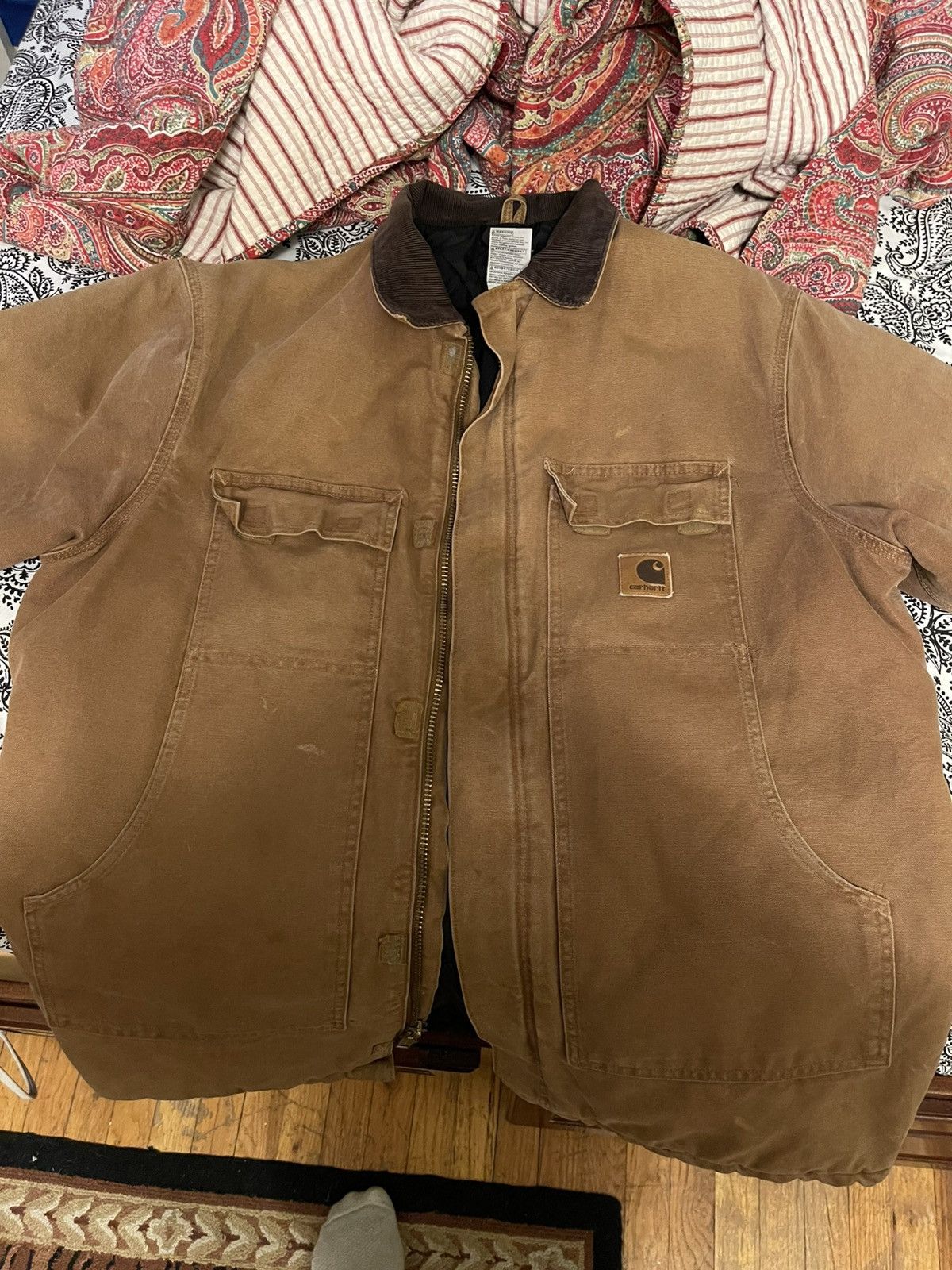Carhartt Vintage Carhartt C26 CHT "Duck Canvas" 90s Size US XL / EU 56 / 4 - 2 Thumbnail