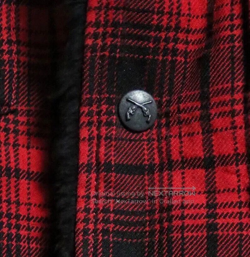Mastermind Japan Red Plaid Jacket with Faux Fur Collar - Size S. Size US S / EU 44-46 / 1 - 5 Thumbnail