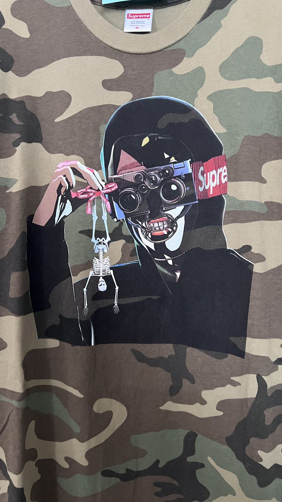 Supreme Supreme Creeper Tee Woodland Camo Size M Size US M / EU 48-50 / 2 - 2 Thumbnail