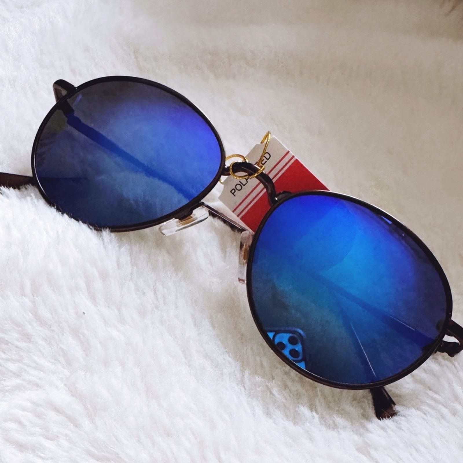 Other Blaine Bright Blue Polarized Mirrored Sunglasses Size ONE SIZE - 1 Thumbnail