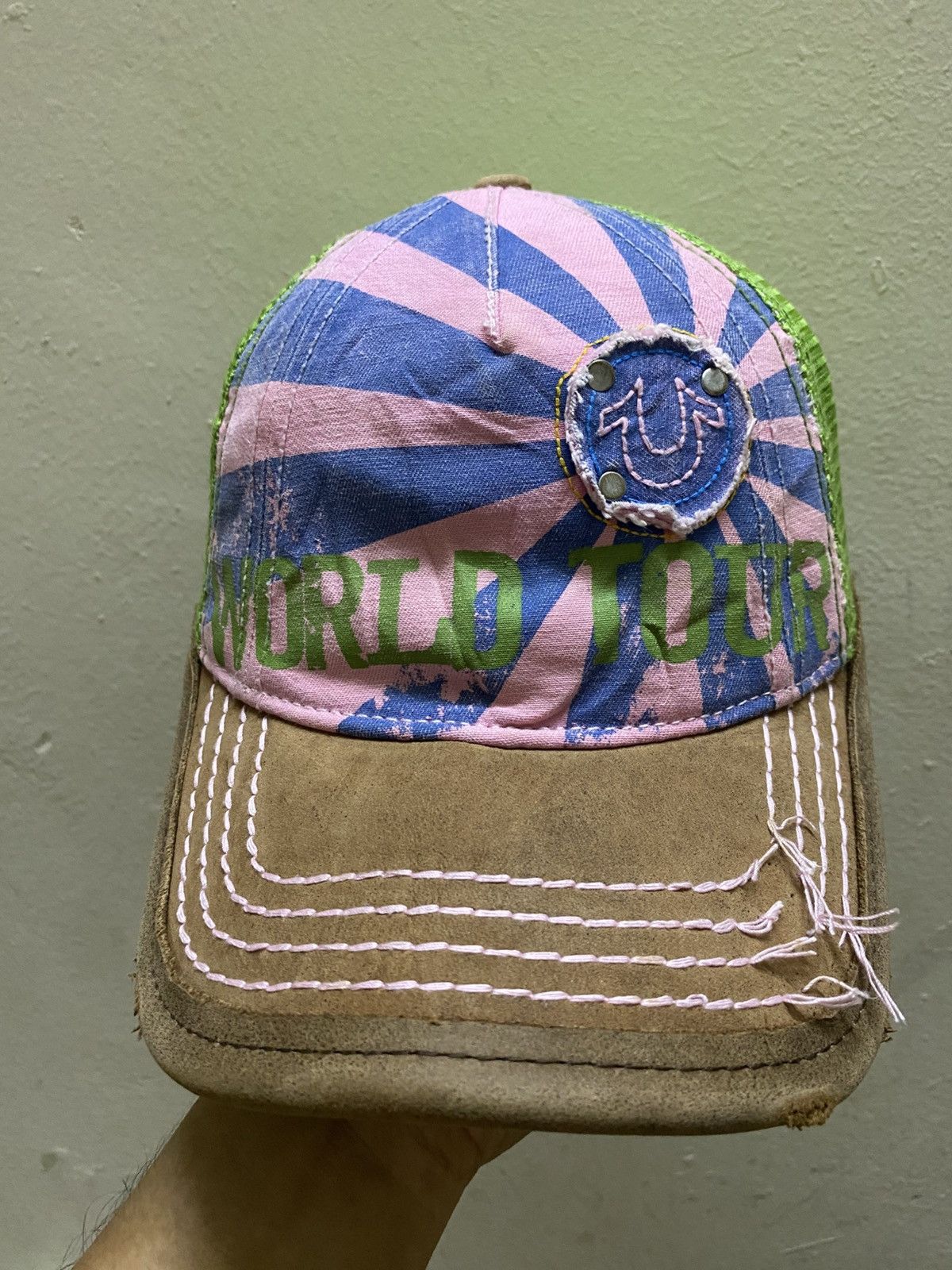 Japanese Brand Vintage True Religion Distressed design very rare Size ONE SIZE - 1 Thumbnail