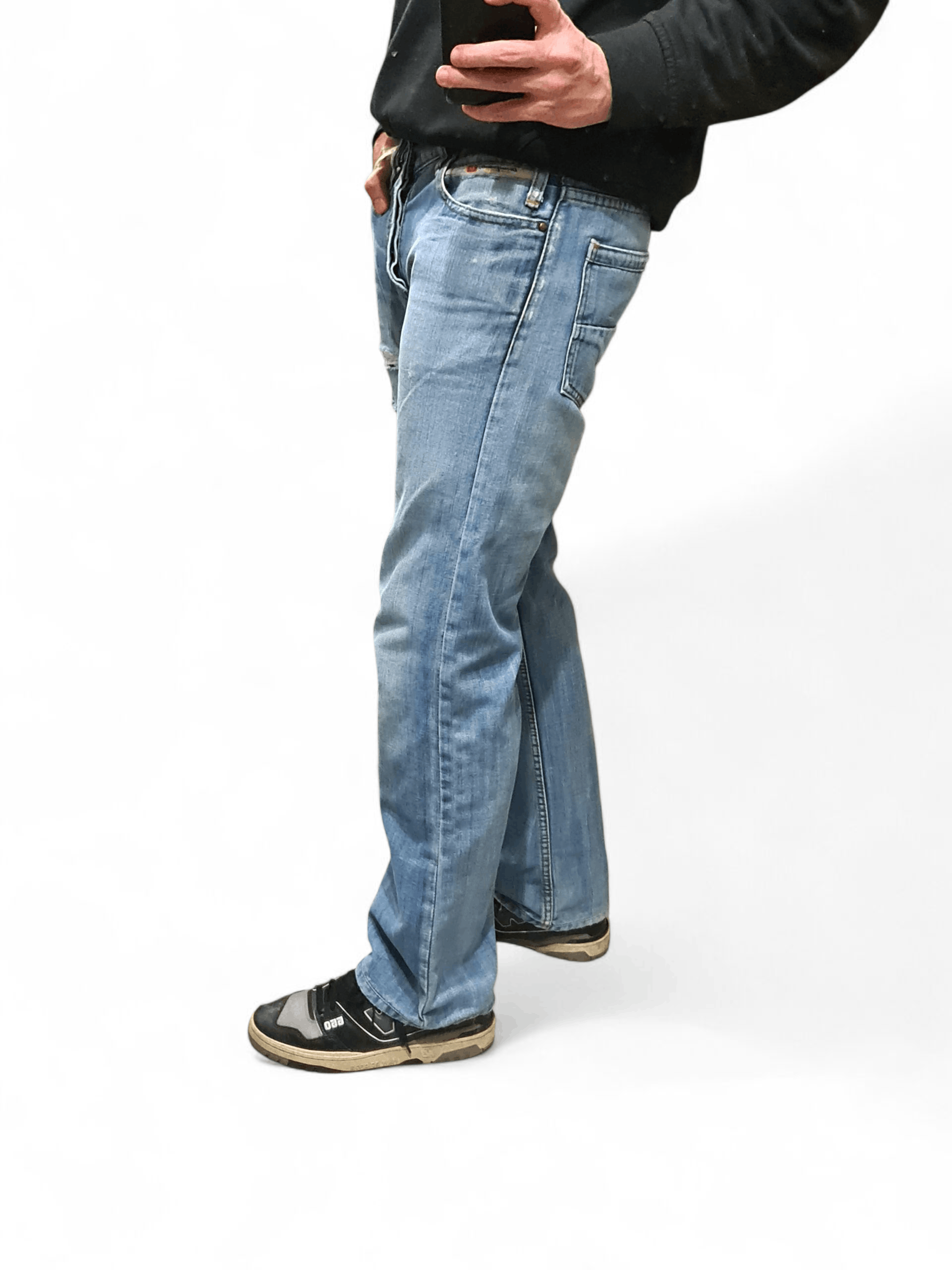 Diesel 90s VIntage Diesel Blue Denim Bootcut Jeans Pants Size US 33 - 1 Thumbnail