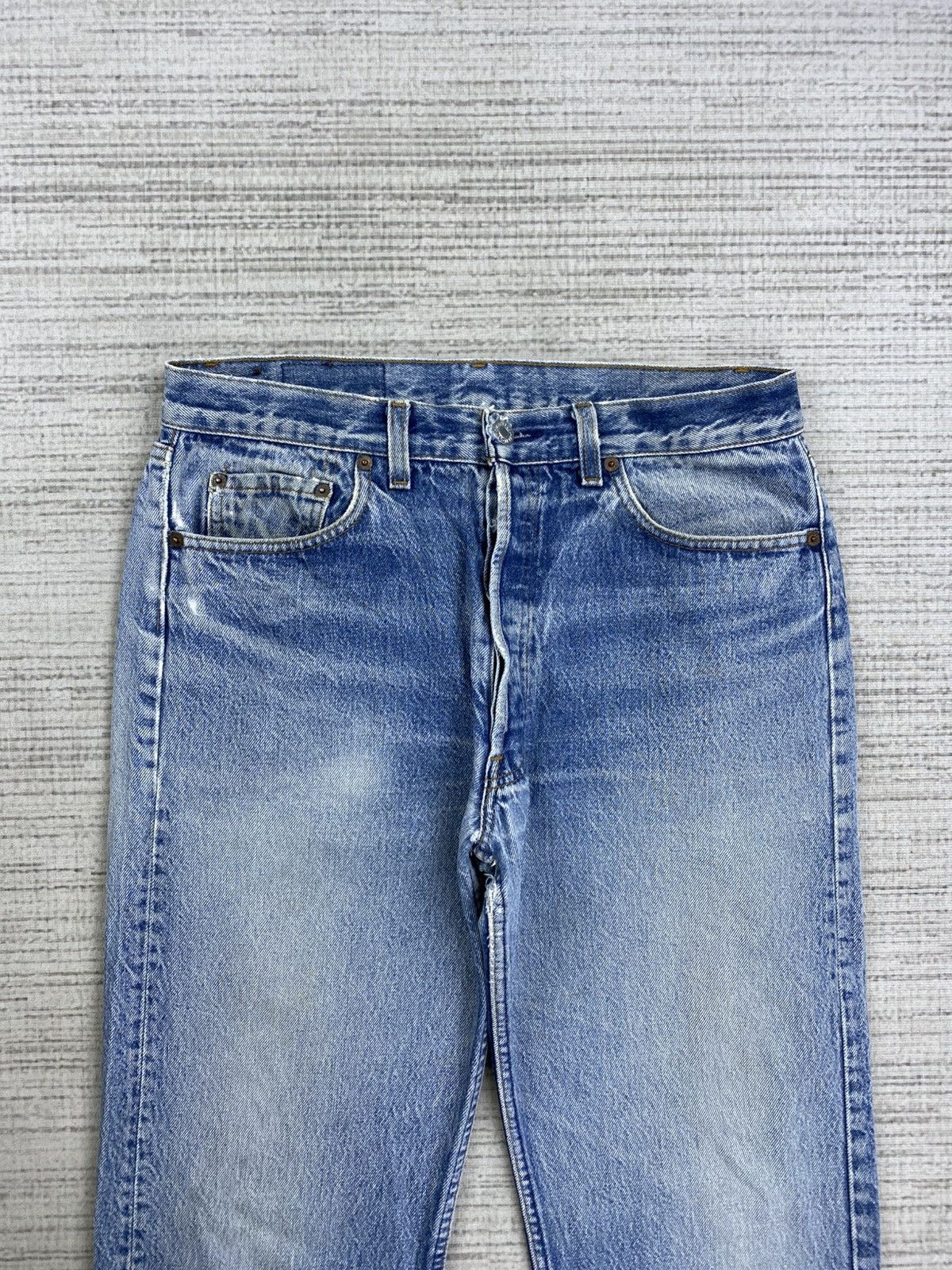 Levi's 🔥Vintage Levi’s 501 Blue Wash Denim Pants Size US 32 / EU 48 - 5 Thumbnail