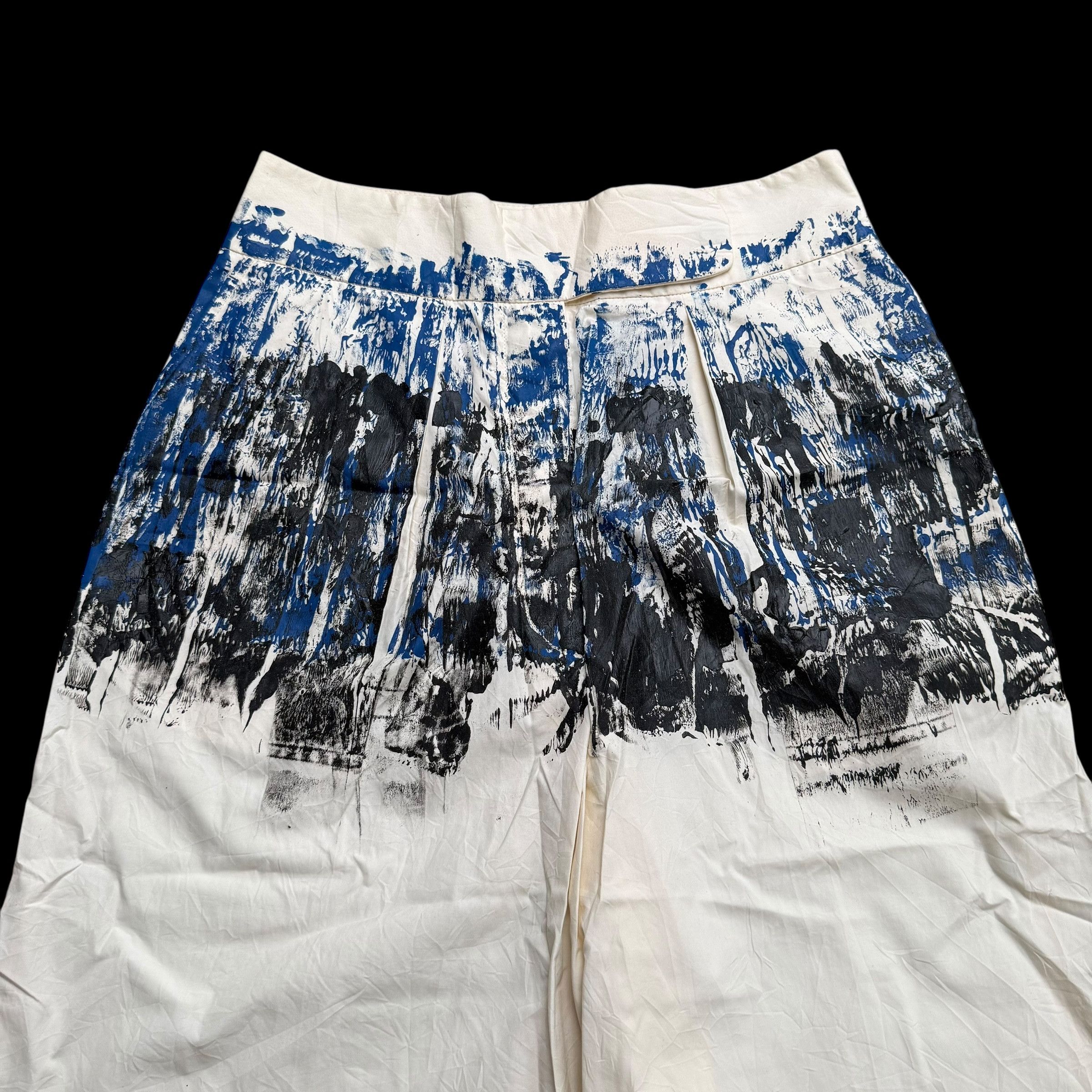Bottega Veneta Bottega Veneta Resort 2014 Roller Painted Bermuda Shorts Size 28" / US 6 / IT 42 - 3 Thumbnail