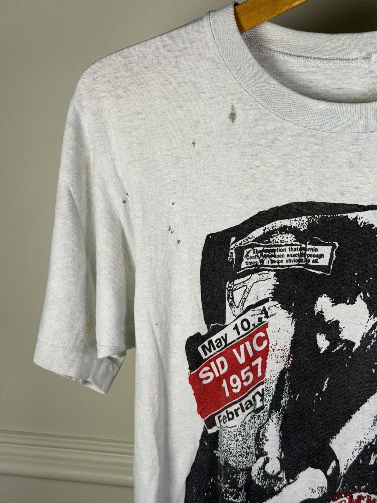 Seditionaries *RARE* 1990s 90s SID VICIOUS PUNK TEE BAND BOOTLEG Size US L / EU 52-54 / 3 - 2 Thumbnail