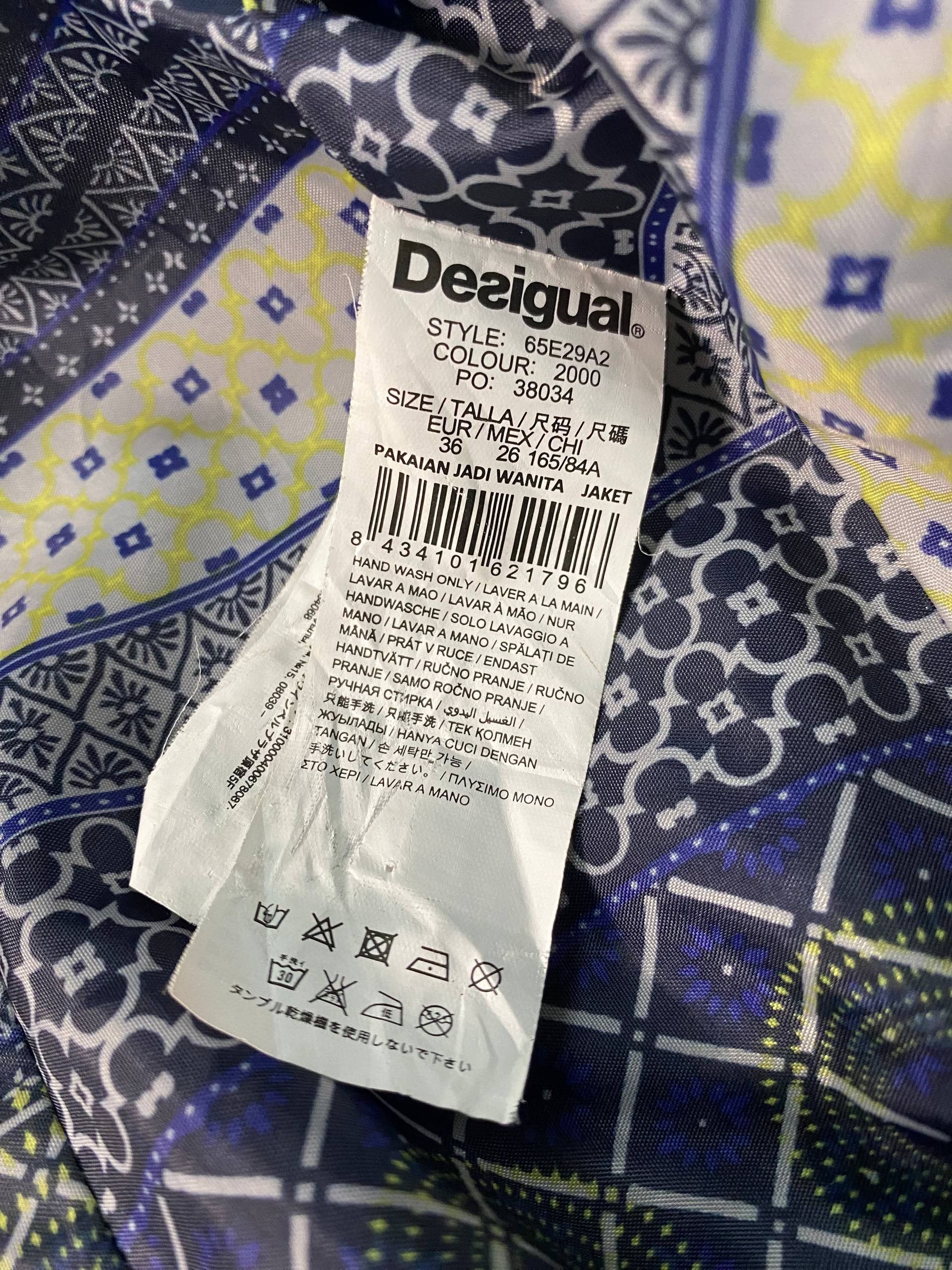 Desigual Desigual Casual Jacket Blazer Size XS / US 0-2 / IT 36-38 - 7 Thumbnail