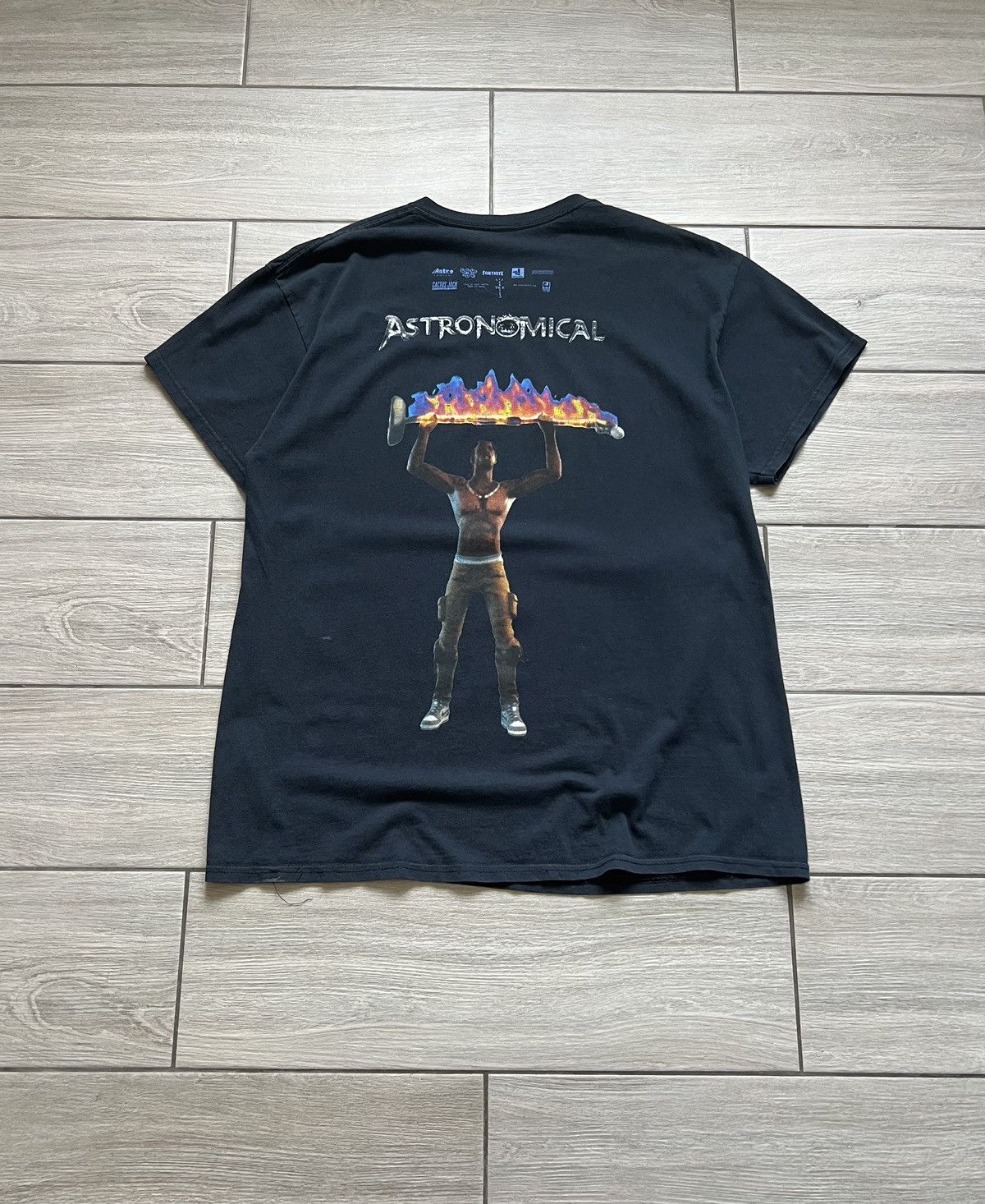 Travis Scott Cactus Jack Astro Rage T-Shirt Size US L / EU 52-54 / 3 - 3 Thumbnail