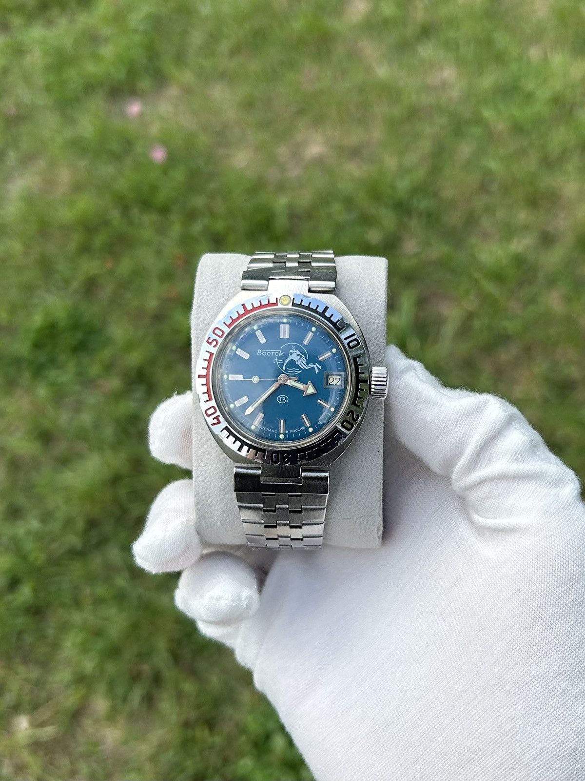 Vintage Vintage Watch Vostok Amphibia Automatic Diver 1990s Size ONE SIZE - 11 Thumbnail