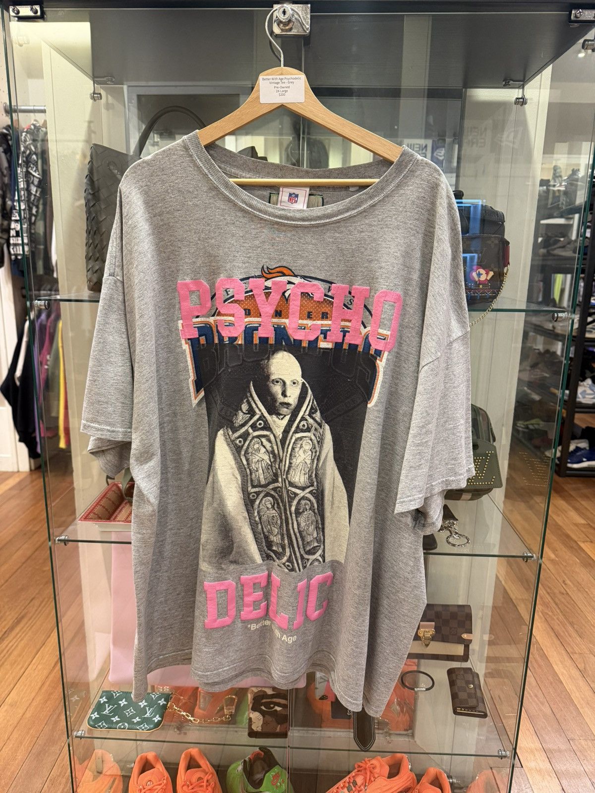 Better With Age Better With Age Psychodelic Vintage Tee - Grey Size US XXL / EU 58 / 5 - 1 Thumbnail