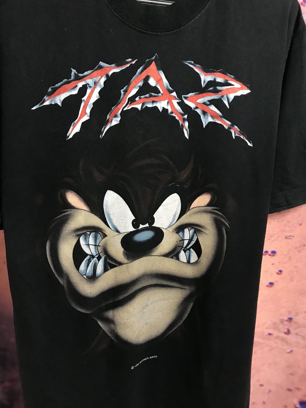 Vintage Vintage TAZ 1998 Looney Tunes streetwear tee Size US L / EU 52-54 / 3 - 3 Thumbnail