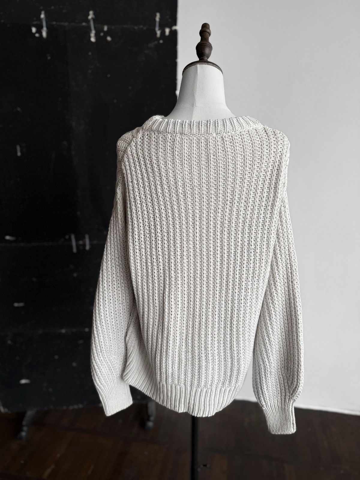 SIMPLE PROJECT Simple Maureen Italy Womens Sweater Cotton Acrylic Knit Size S / US 4 / IT 40 - 4 Thumbnail