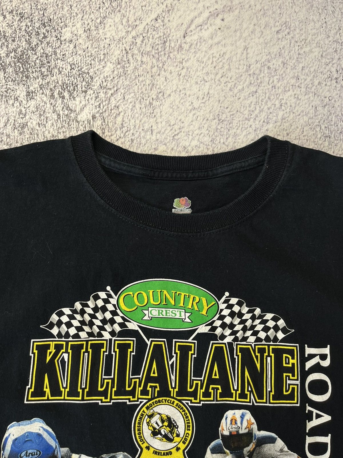 Other Vintage Moto Racing T Shirt Killalane Road Races 2008 Size US XXL / EU 58 / 5 - 8 Thumbnail