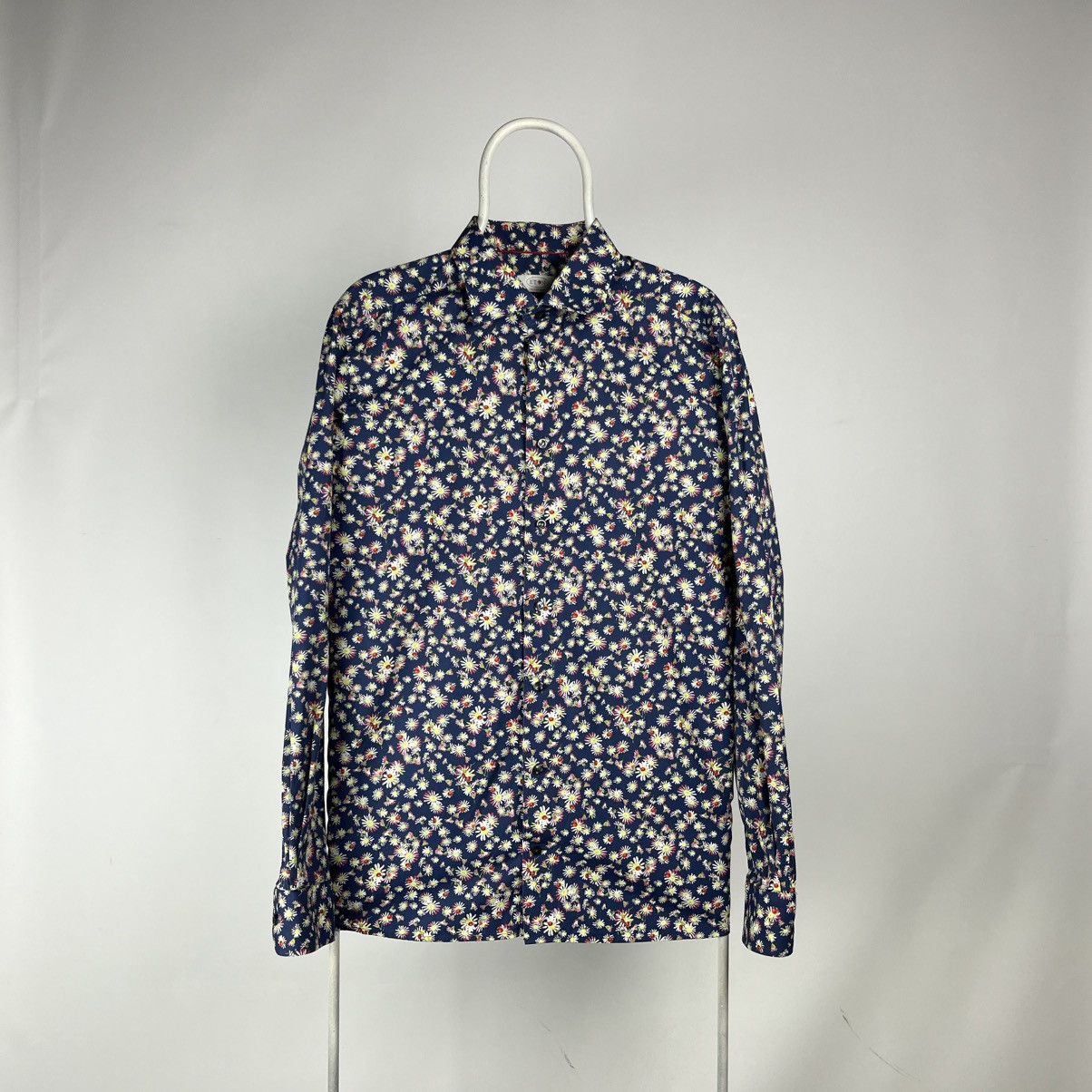 Eton ETON Cambridge Shirt 43/17 Floral Pattern Long Sleeve Button Size US L / EU 52-54 / 3 - 1 Thumbnail