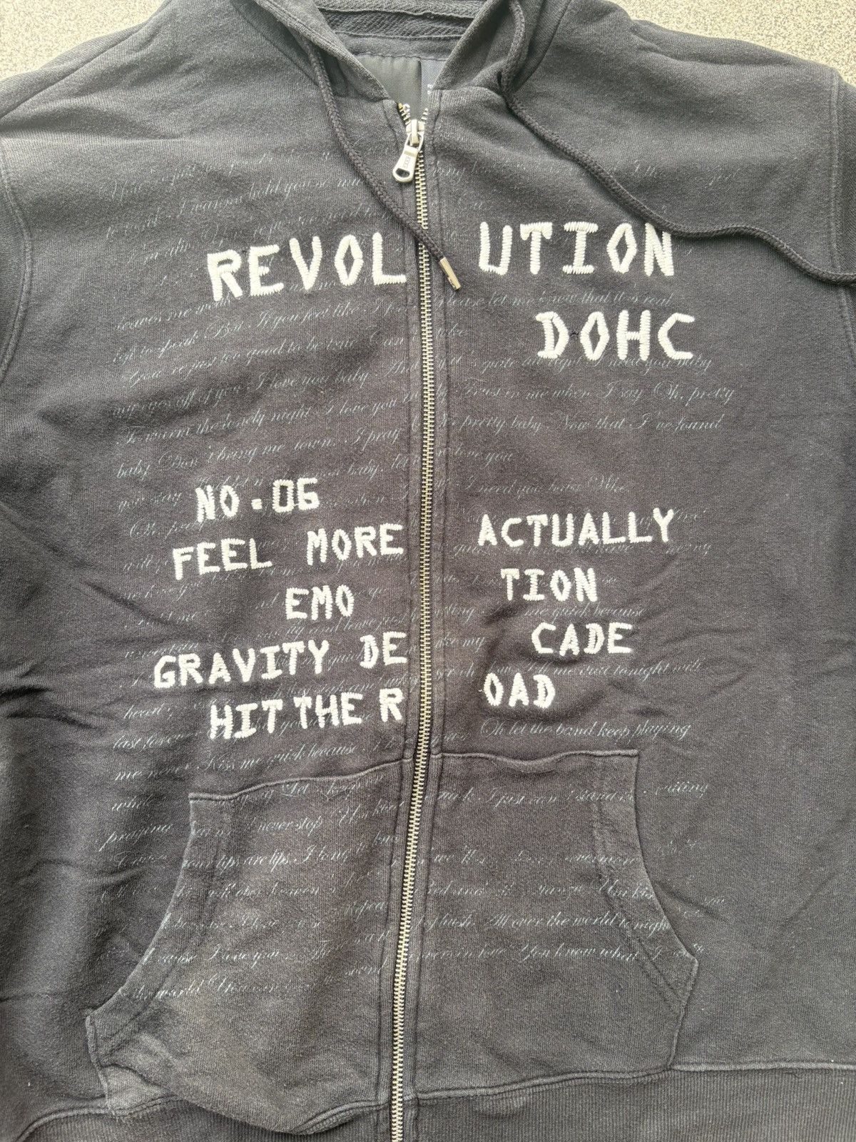 Japanese Brand Dohc Revolution zipp poem hoodie ifsixwasnine lgb Size US XL / EU 56 / 4 - 3 Thumbnail