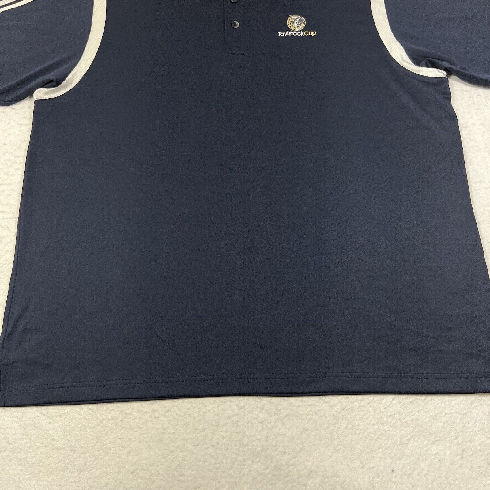 Adidas Adidas Tavistock Cup Short Sleeve Navy Blue Lightweight Polo Size US XL / EU 56 / 4 - 6 Thumbnail