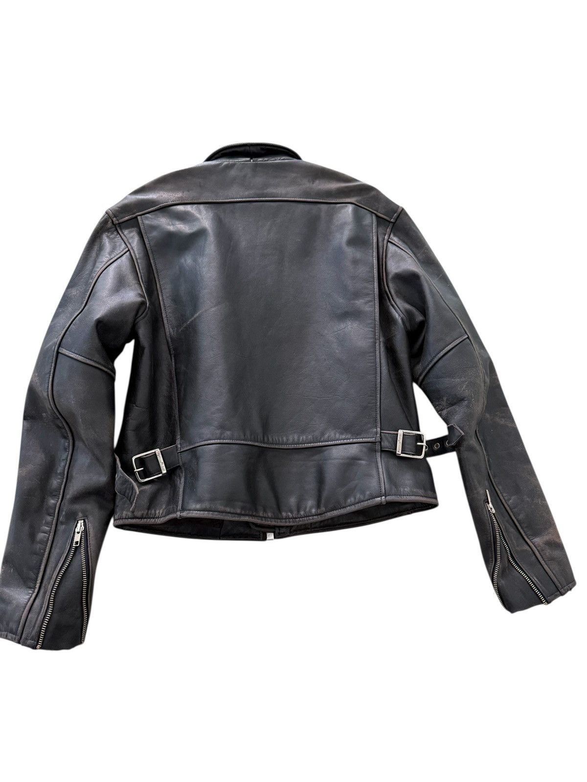 Harley Davidson ☠️☠️Vintage 80's Harley Davidson rider punk leather jacket Size US L / EU 52-54 / 3 - 9 Thumbnail