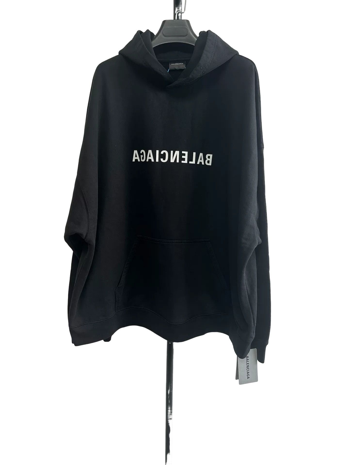 Balenciaga Balenciaga Mirrored Logo Hoodie Size 3 Size US L / EU 52-54 / 3 - 1 Thumbnail