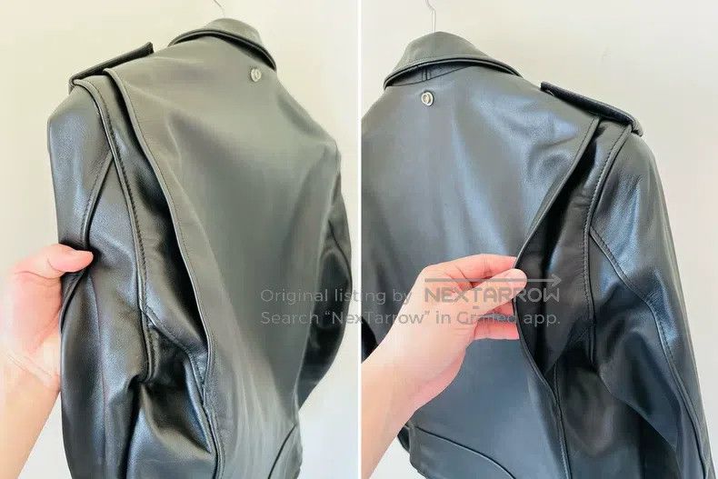 Schott Schott Cowhide locomotive cable-stayed jacket Size US S / EU 44-46 / 1 - 4 Thumbnail