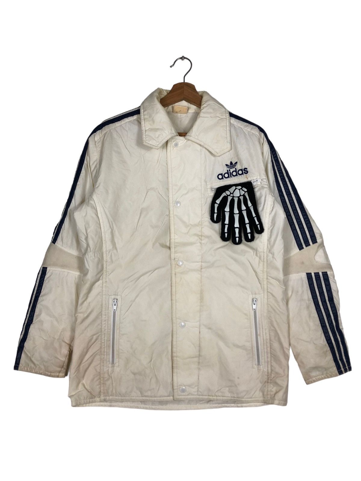 Adidas 🔥90’s Vintage Adidas Light Puffer Down Jacket Japan Size US M / EU 48-50 / 2 - 1 Thumbnail