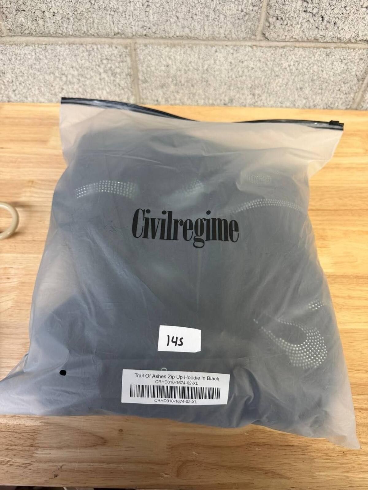 Civil Regime Civil Regime Rhinestone Flame Zip Hoodie XL Black Streetwear Size US XL / EU 56 / 4 - 8 Thumbnail