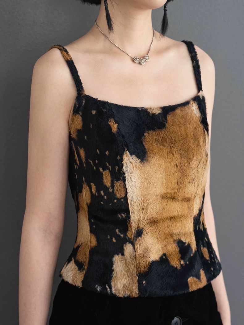 Kenzo KENZO Animal print faux fur suspenders vintage Size XS / US 0-2 / IT 36-38 - 6 Thumbnail