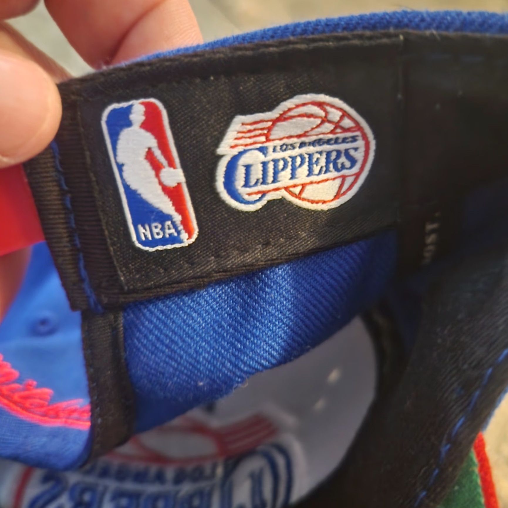 Mitchell & Ness Mitchell & Ness Clippers Hat Cap Snapback Classic Blue Red Clean Mens Snapback Blue Clippers Hat Cap Classic Red Blue Mens Size ONE SIZE - 7 Thumbnail