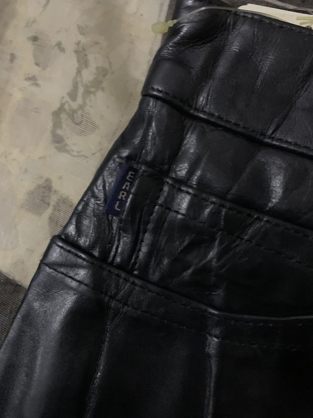 Earl Jeans 💥Avant Garde Earl Jean Leather Pant Size 27" / US 4 / IT 40 - 8 Thumbnail