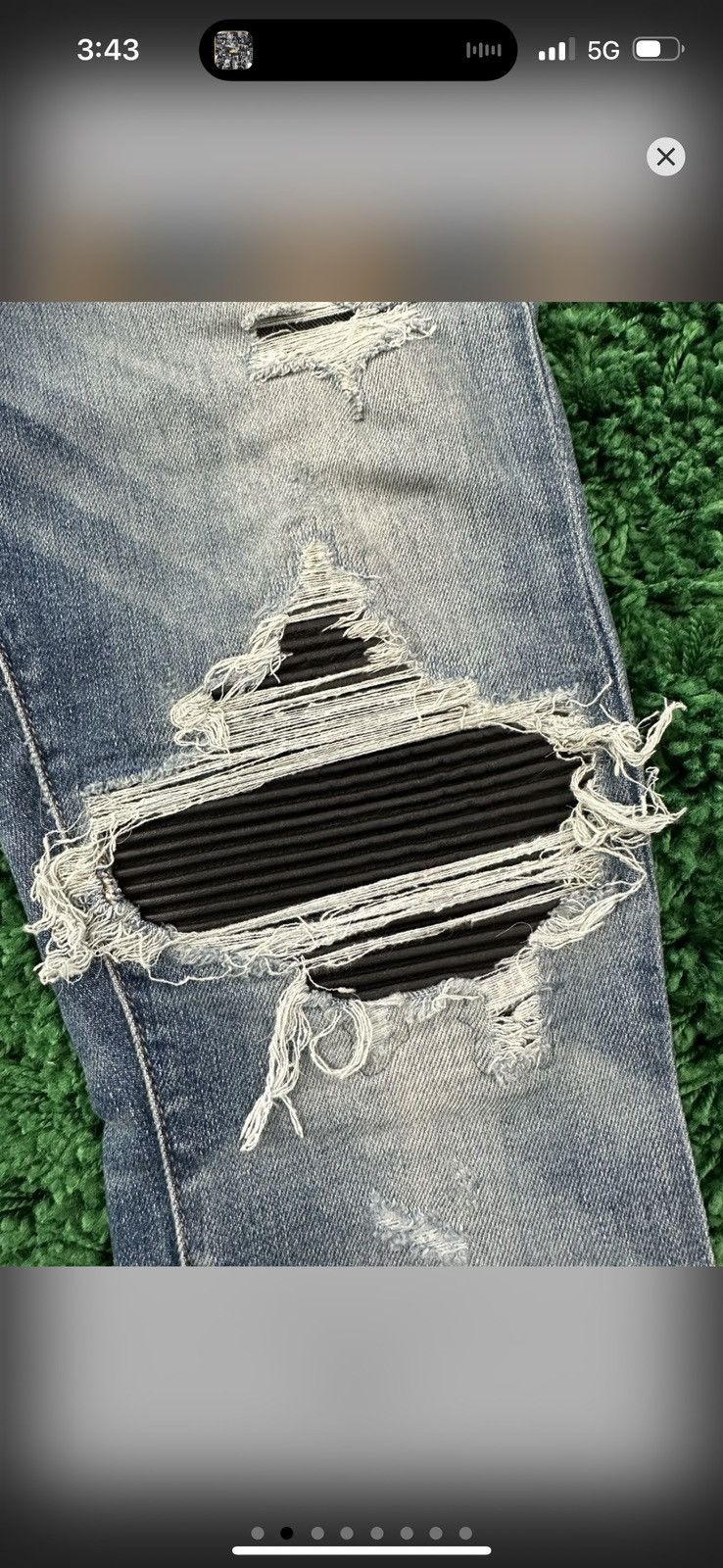 Amiri Amiri Denim Size US 33 - 8 Thumbnail