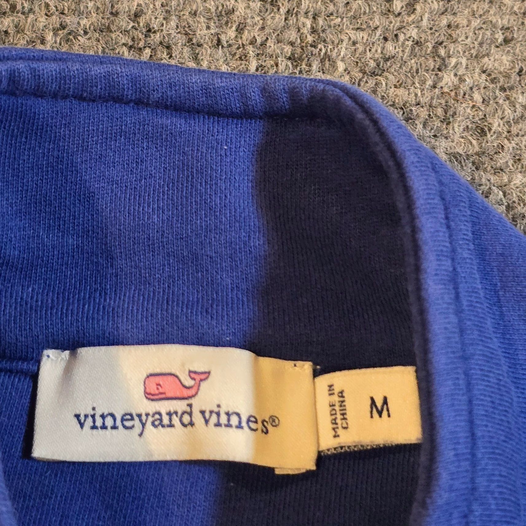 Vineyard Vines Vineyard Vines Sweater Womens Medium Blue 1/4 Zip Long Sleeve Logo Casual Preppy Size S / US 4 / IT 40 - 3 Thumbnail